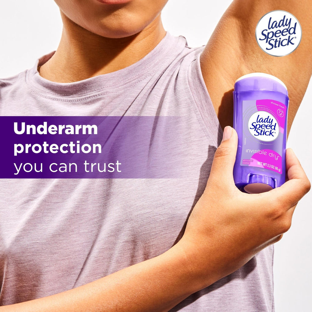Women’s Antiperspirant Deodorant Stick - 2.3 Oz Pack of 4, Shower Fresh Scent