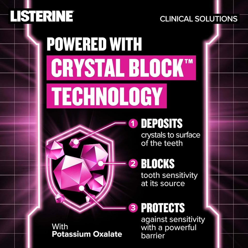 Listerine Sensitivity Mouthwash Alcohol-Free Fresh Mint, 500 mL - 2 Pack
