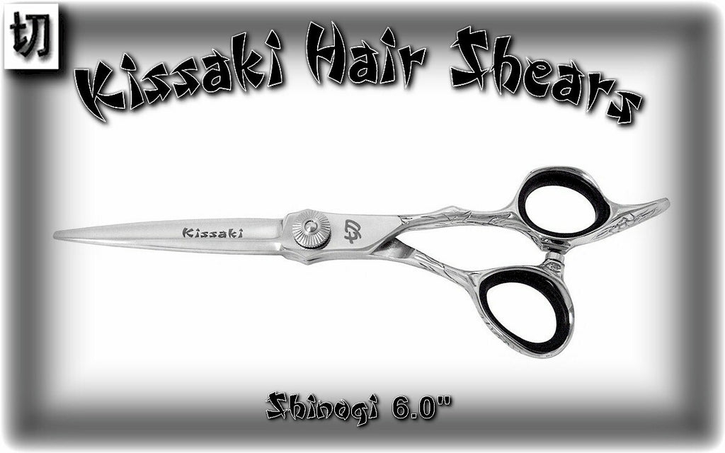 Professional Hair Cutting Scissors 6.0 Inch Shinogi Salon Shears for Barbers