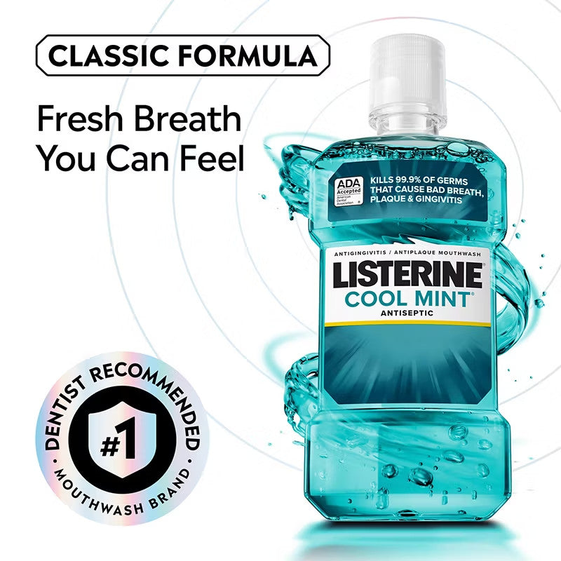 Antiseptic Mouthwash for Fresh Breath and Gum Care - 3 Pack 4.5L