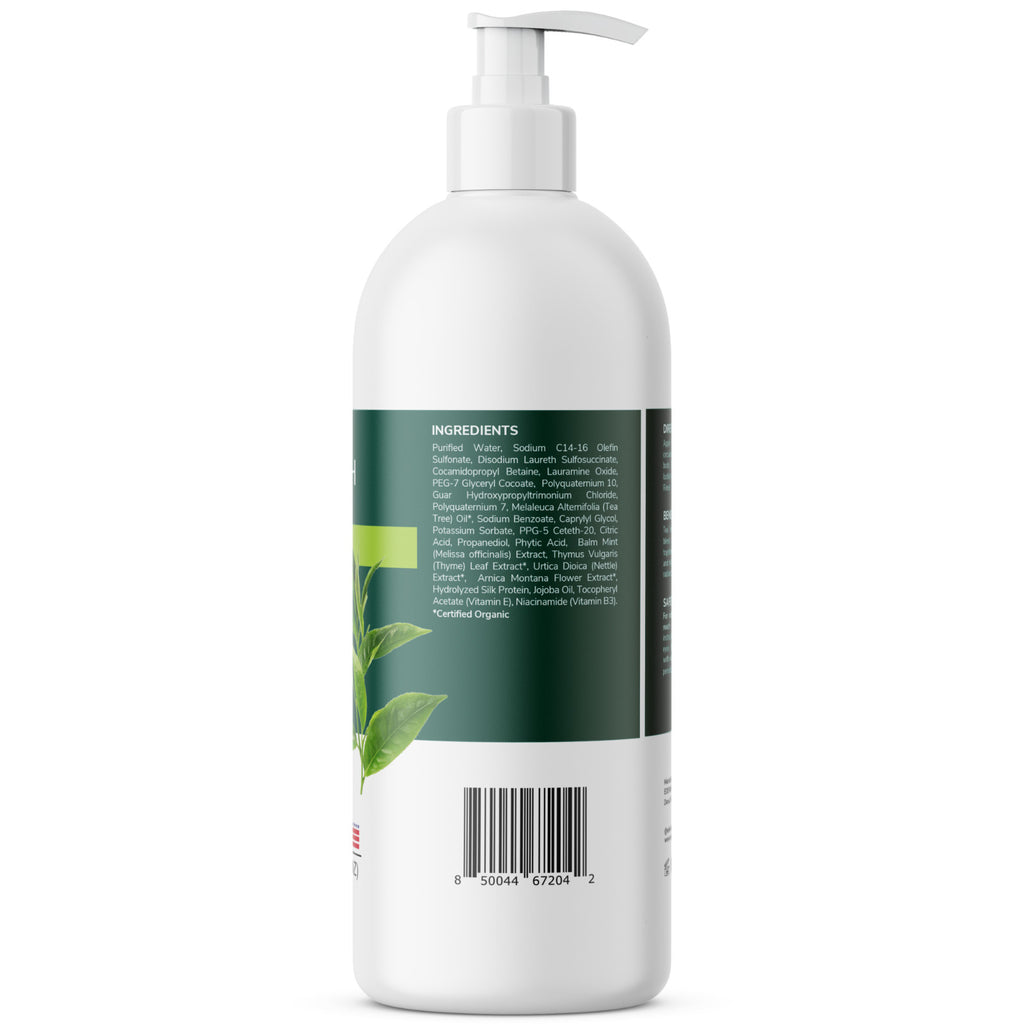 Tea Tree Body Wash for Itchy Skin Relief and Antifungal Care - Pack of 4