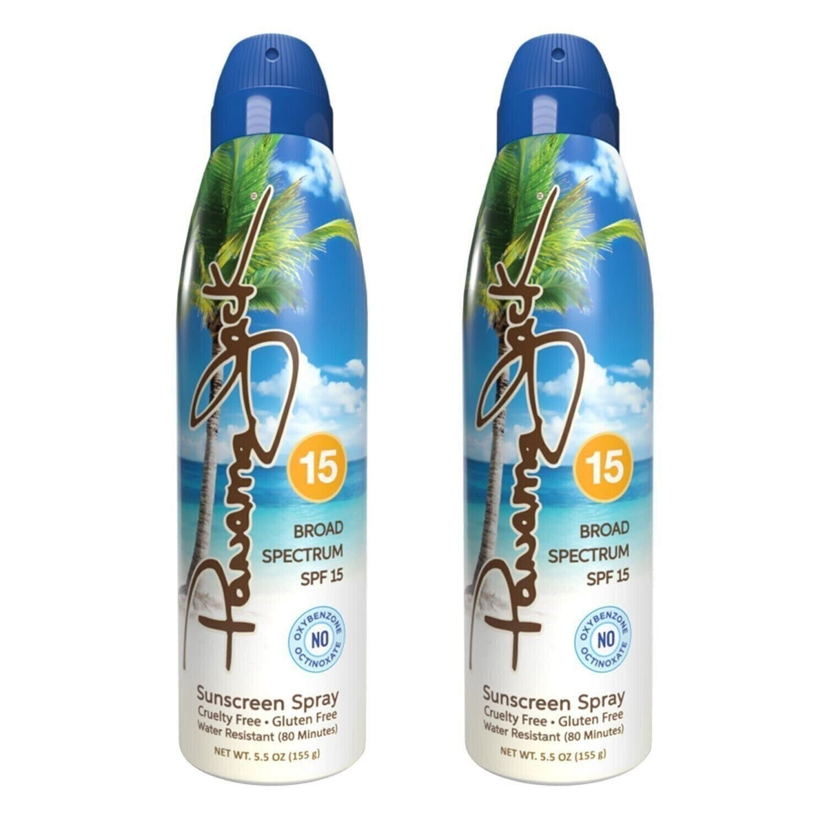 Sunscreen Spray Pack with SPF 8, 15, 30 & Bronzer SPF 8 - Panama Jack