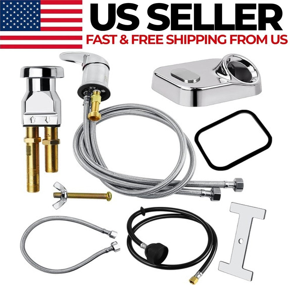 Salon Shampoo Bowl Faucet Vacuum Breaker Kit with Hose & Sprayer