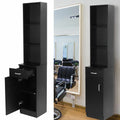 Wall Mount Hair Styling Station Cabinet for Salon & Barber Shop