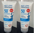 Blue Lizard Sensitive SPF 50+ Mineral Sunscreen Lotion - Pack of 2, 3 Fl Oz Each