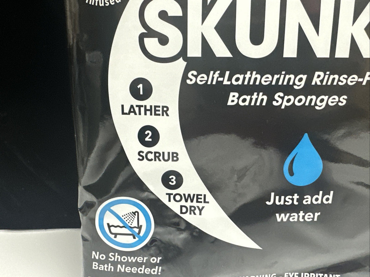 2 Pack Hypoallergenic No Rinse Bathing Wipes for Adults & Elderly - 50 Total
