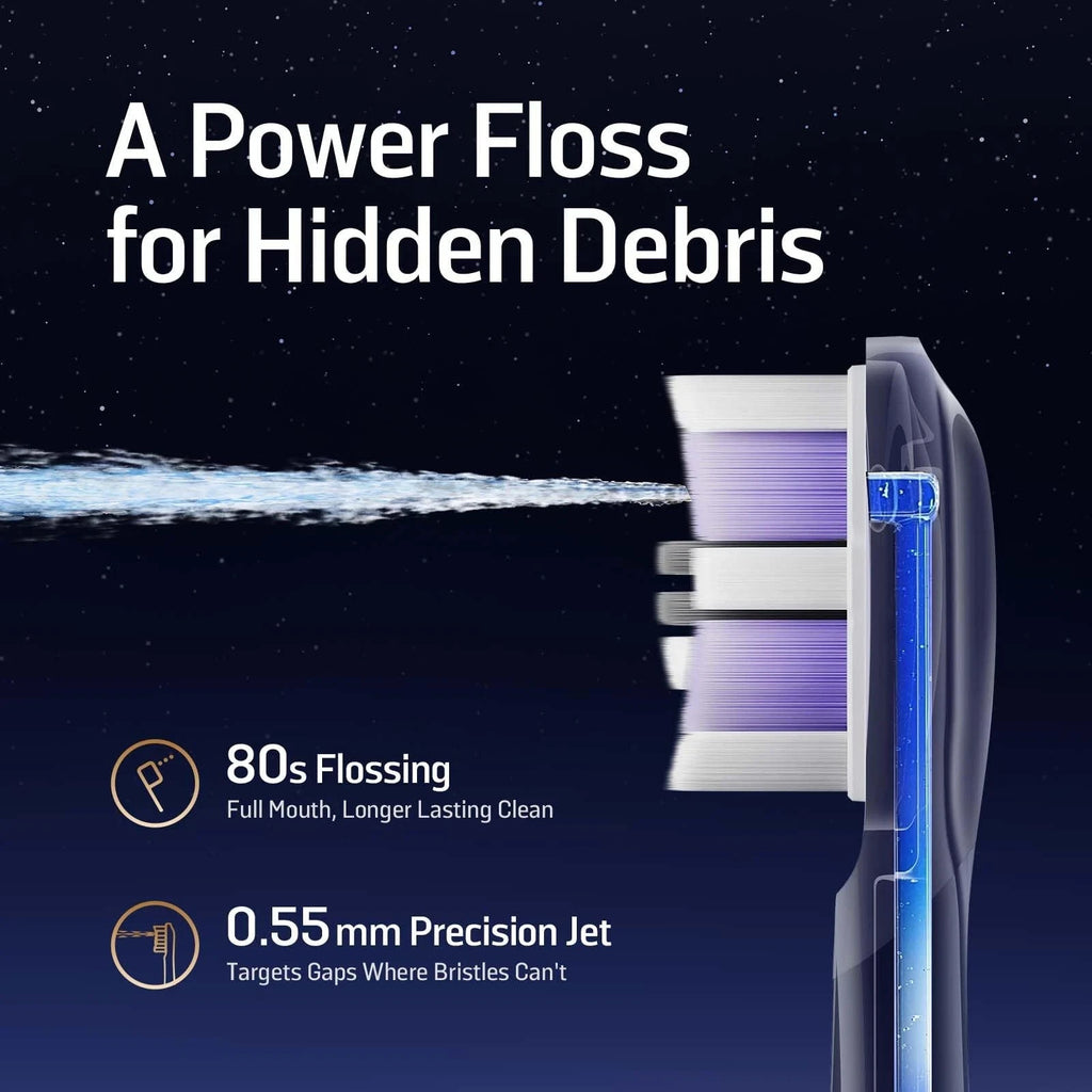 3-in-1 Electric Toothbrush & Water Flosser Midnight Blue - Oral Care