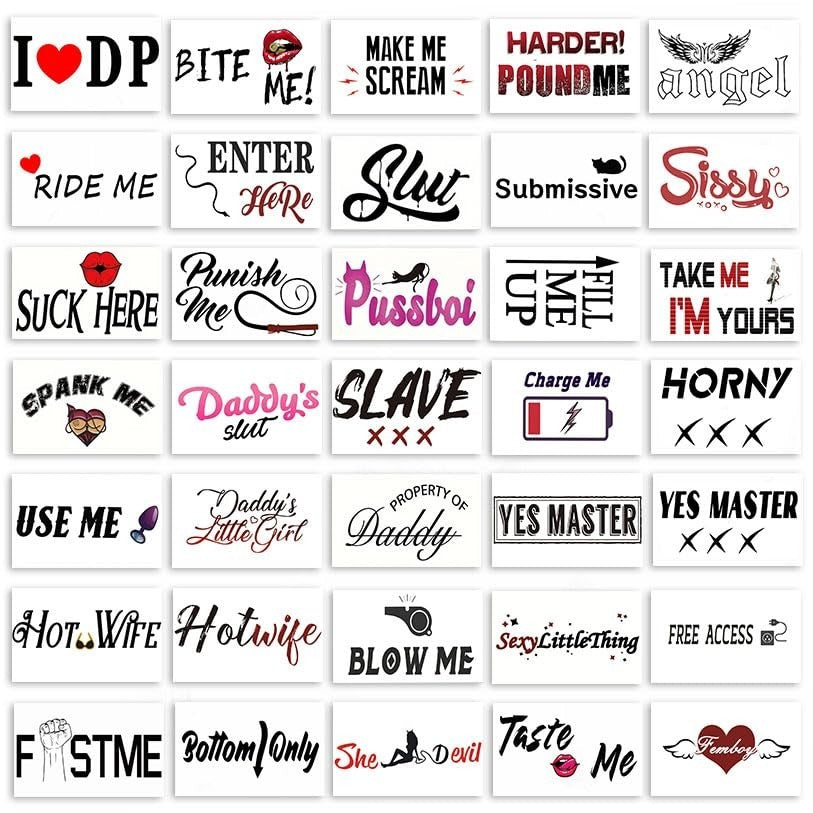 105-Piece Temporary Tattoos for Adults – Fun, Safe & Waterproof Sticker Set