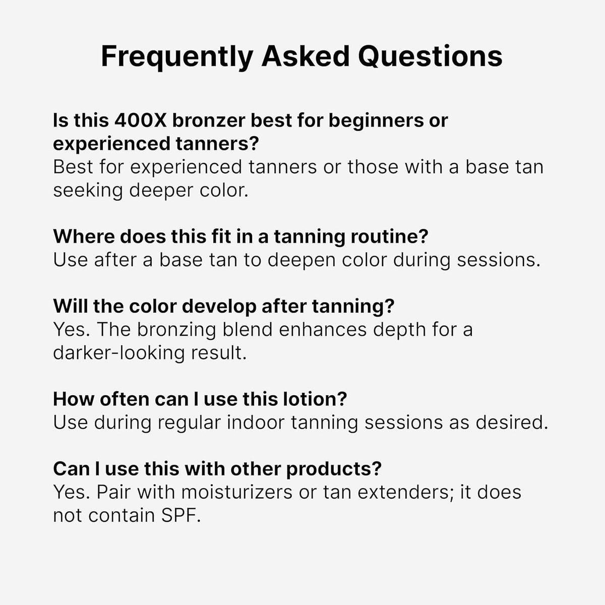 Bronzer Tanning Lotion with Hyaluronic for Glow and Radiance - Midnight Miami 400X