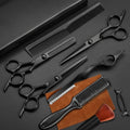 11Pcs Professional Hair Scissors Set - Stainless Steel Salon Grooming Kit