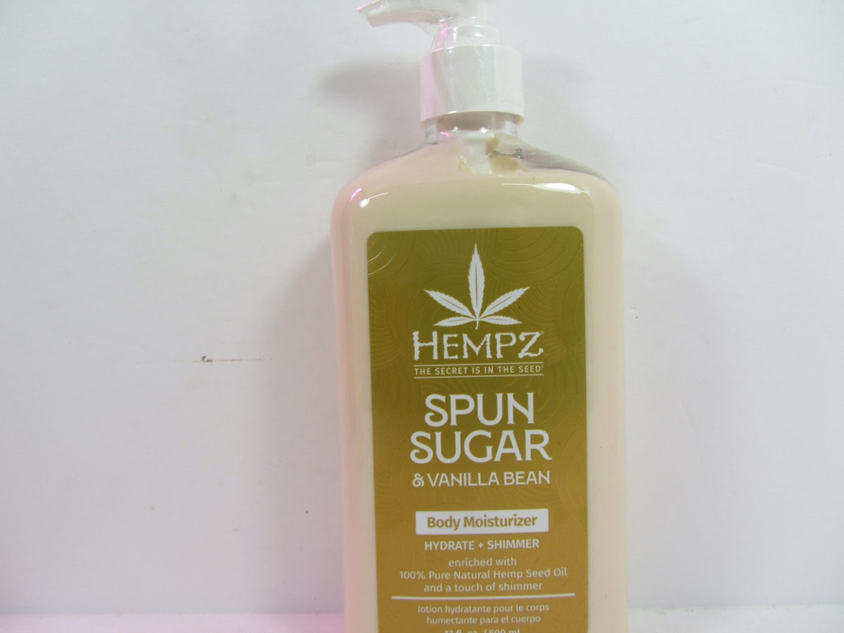 Herbal Body Moisturizer with Shimmer - Hempz Spun Sugar & Vanilla Bean