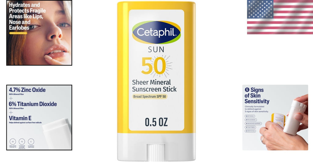 Reef Safe Mineral Sunscreen Stick SPF 50 Hydrating Fragrance-Free 0.5oz