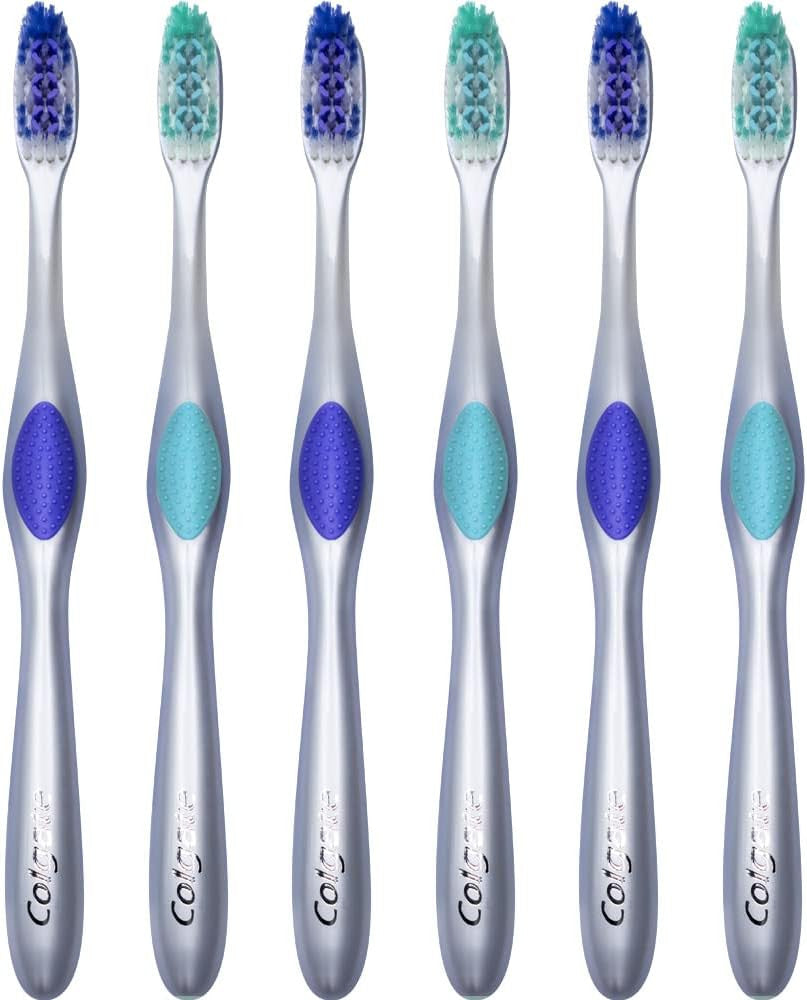 6 Pack Extra Soft Toothbrushes for Sensitive Teeth & Enamel Care