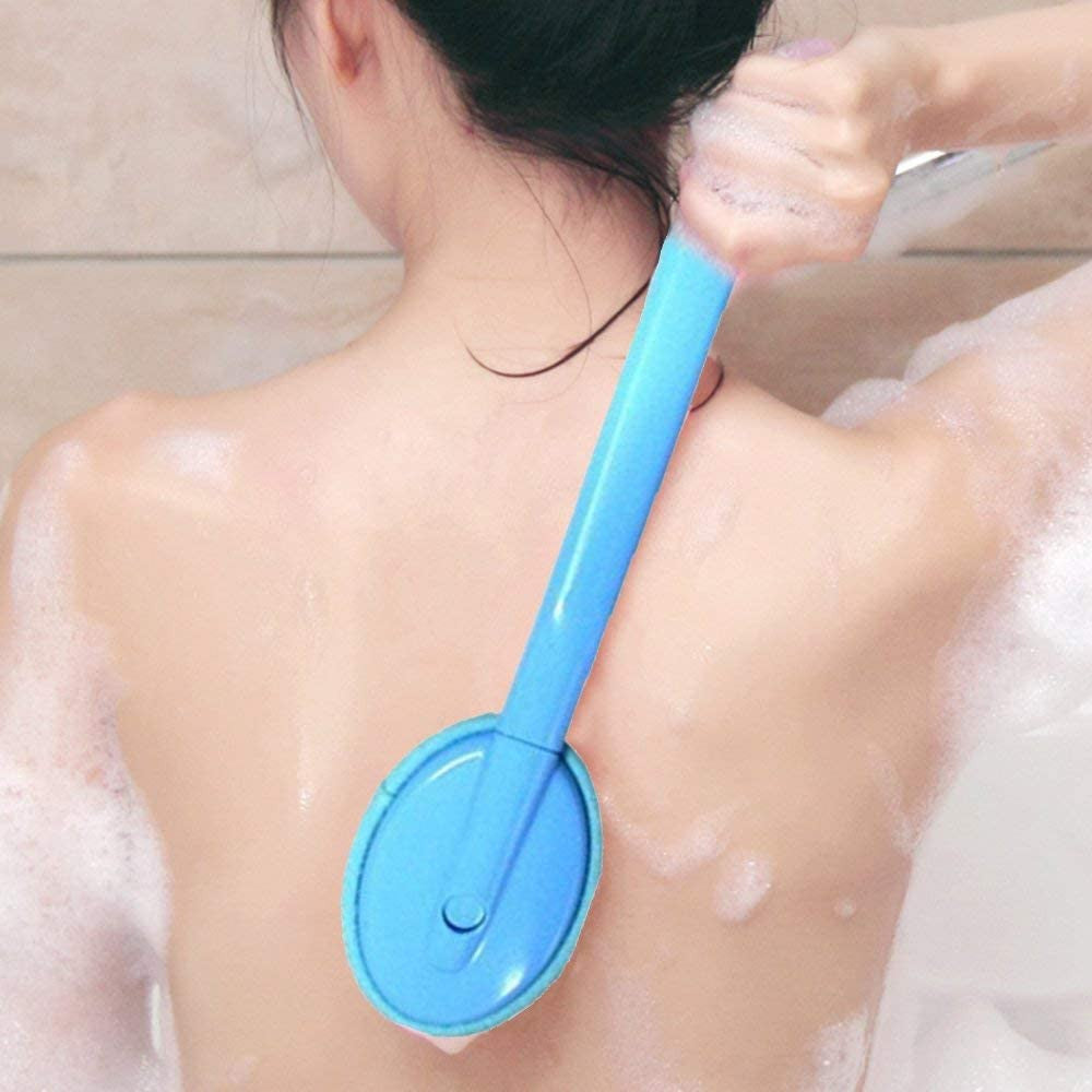 Long Handle Lotion Applicator for Back & Body with 3 Pads - Easy Self-Tanning & Sunscreen Tool