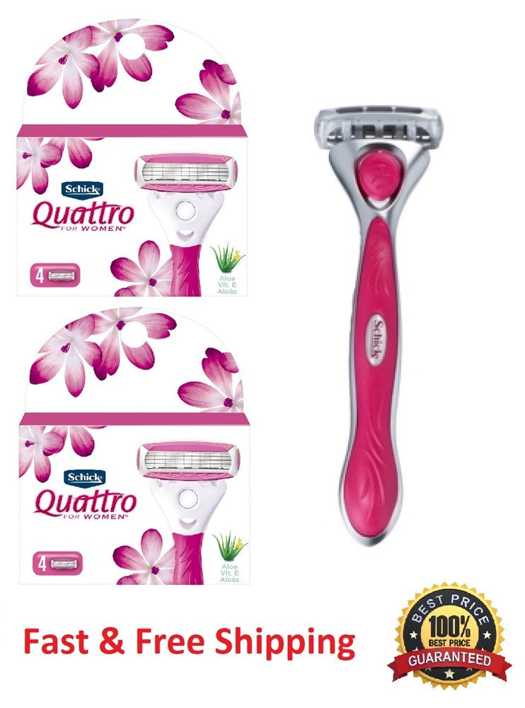 Schick Quattro Women Razor Blades Refill Cartridge Pack - 16 Refills