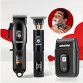 Cordless Hair Clipper and Trimmer Set for Men with Adjustable Blade LED Display