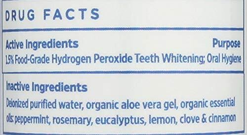 Organic Peppermint Mouthwash - Natural Oral Rinse for Whitening & Fresh Breath