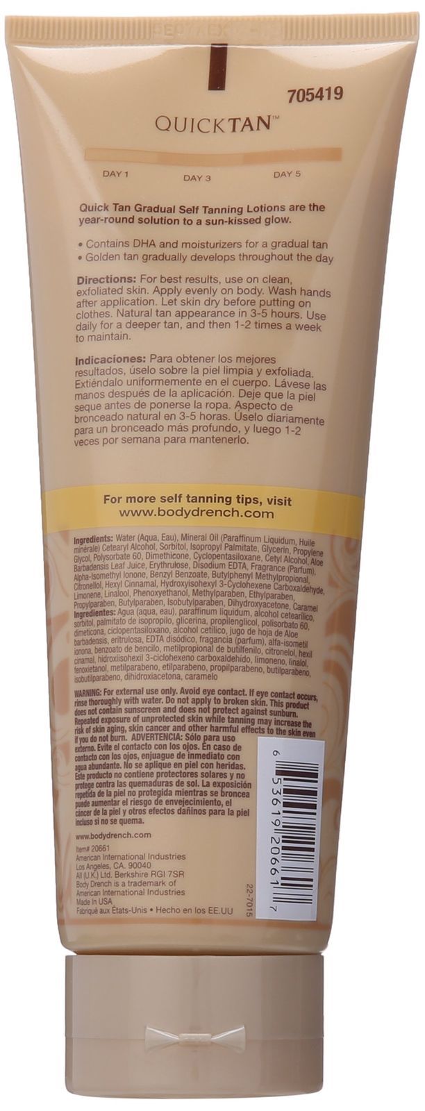 Body Drench Gradual Tanning Lotion Medium - 8 oz x 2 Tubes Sun-Kissed Glow
