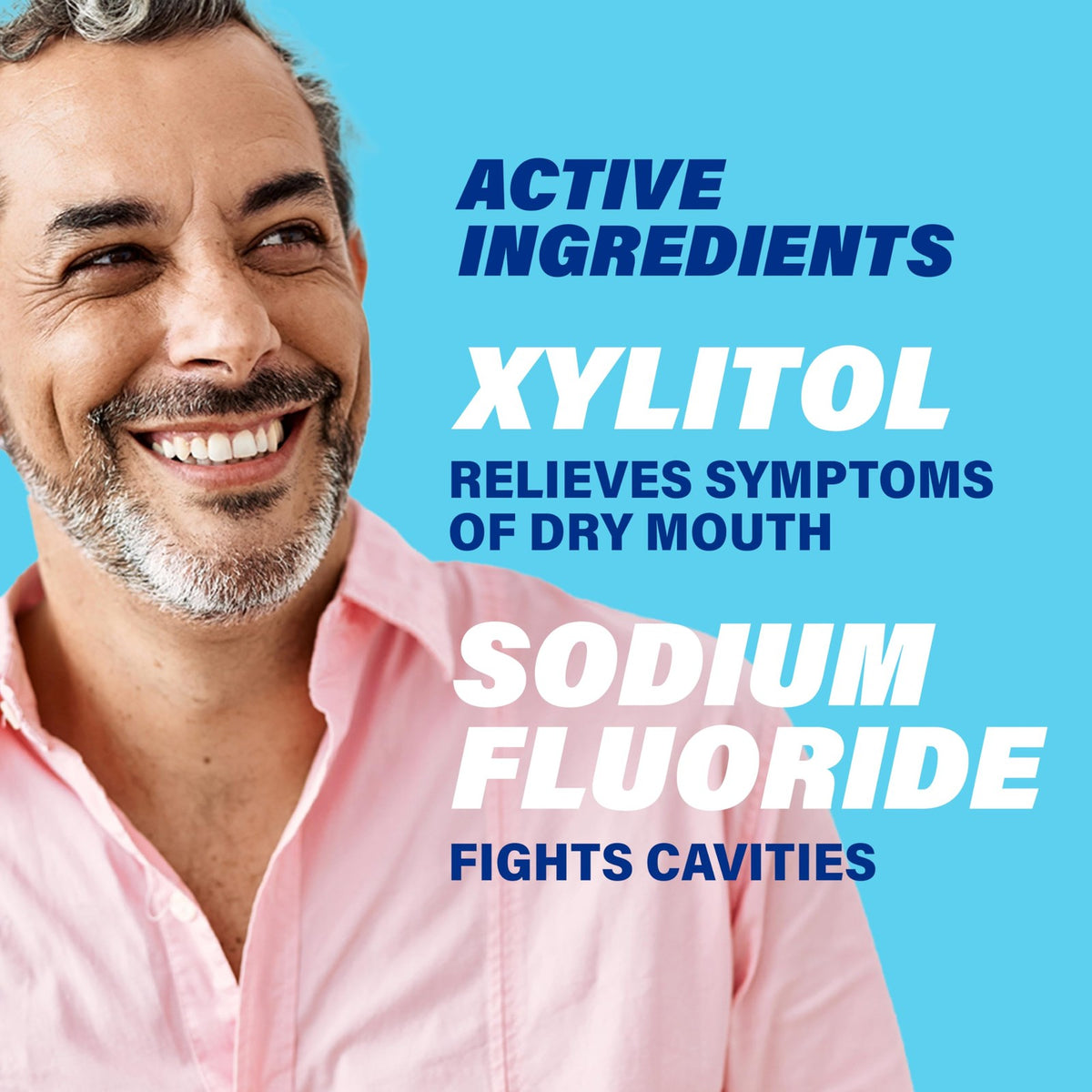 Dry Mouth Anticavity Fluoride Mouthwash with Soothing Mint - Alcohol-Free, 33.8 fl oz