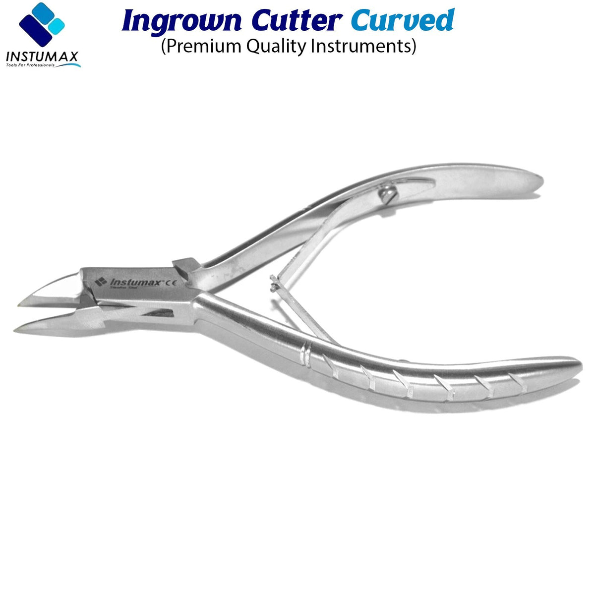 Stainless Steel Toenail Clipper for Thick & Ingrown Nails - Wide Jaw Cutter