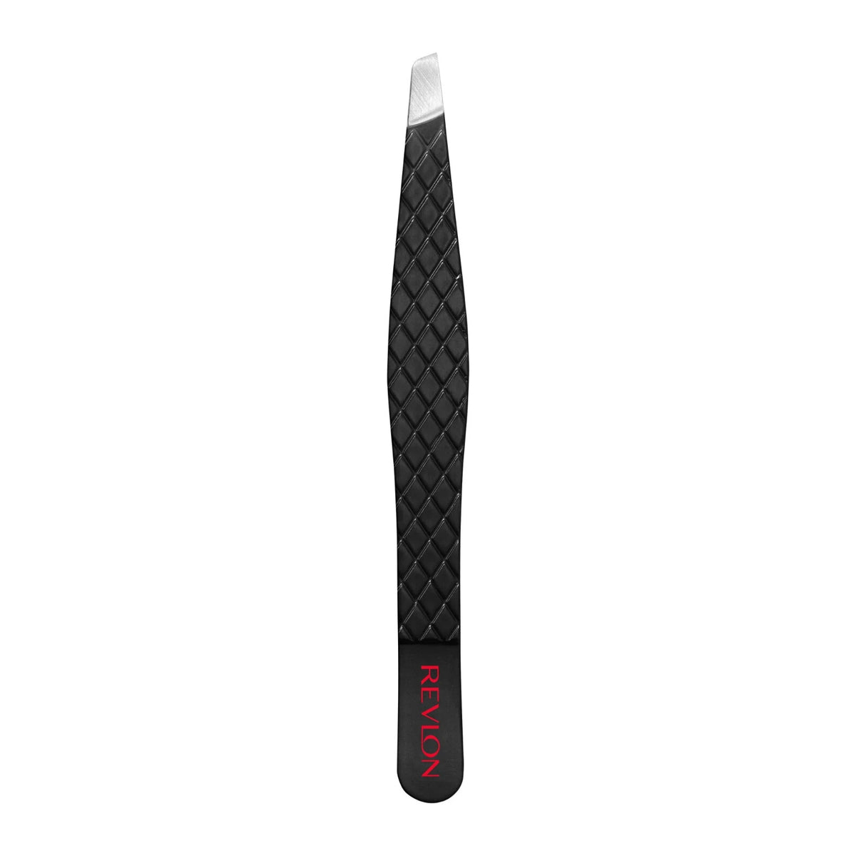 Stainless Steel Tweezers with Slant Tip - Precision Hair Removal Tool