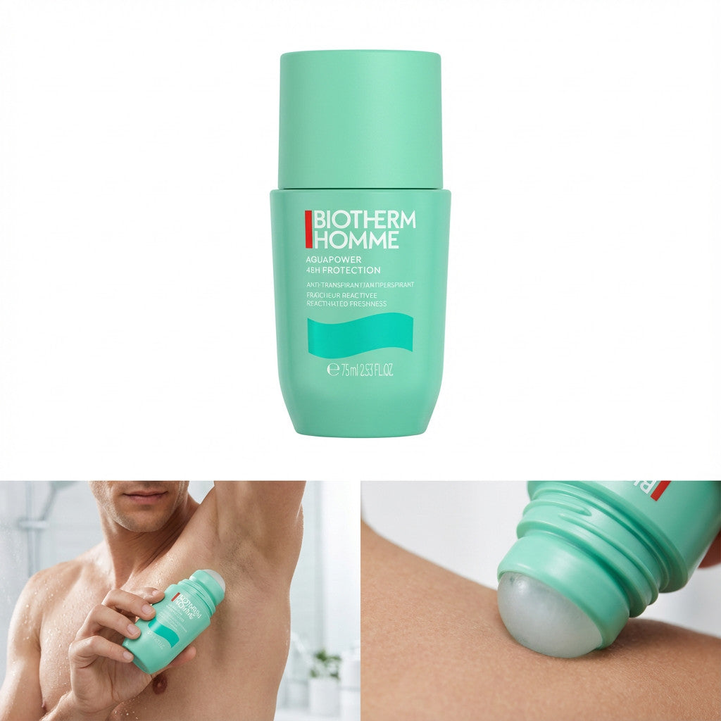 Men's 48H Aquapower Deodorant Duo Pack - Fresh & Fast-Drying Roll-On