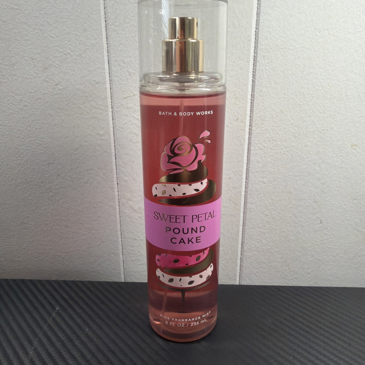 Sweet Petal Pound Cake Body Mist Spray 8 oz - Fine Fragrance for Women