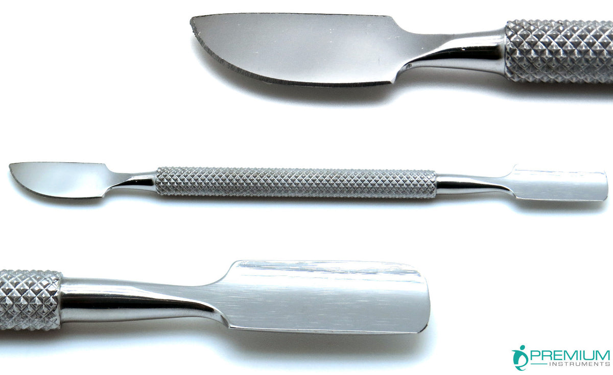 Set of 4 Stainless Steel Nail Pushers & Cuticle Removers for Manicure Pedicure