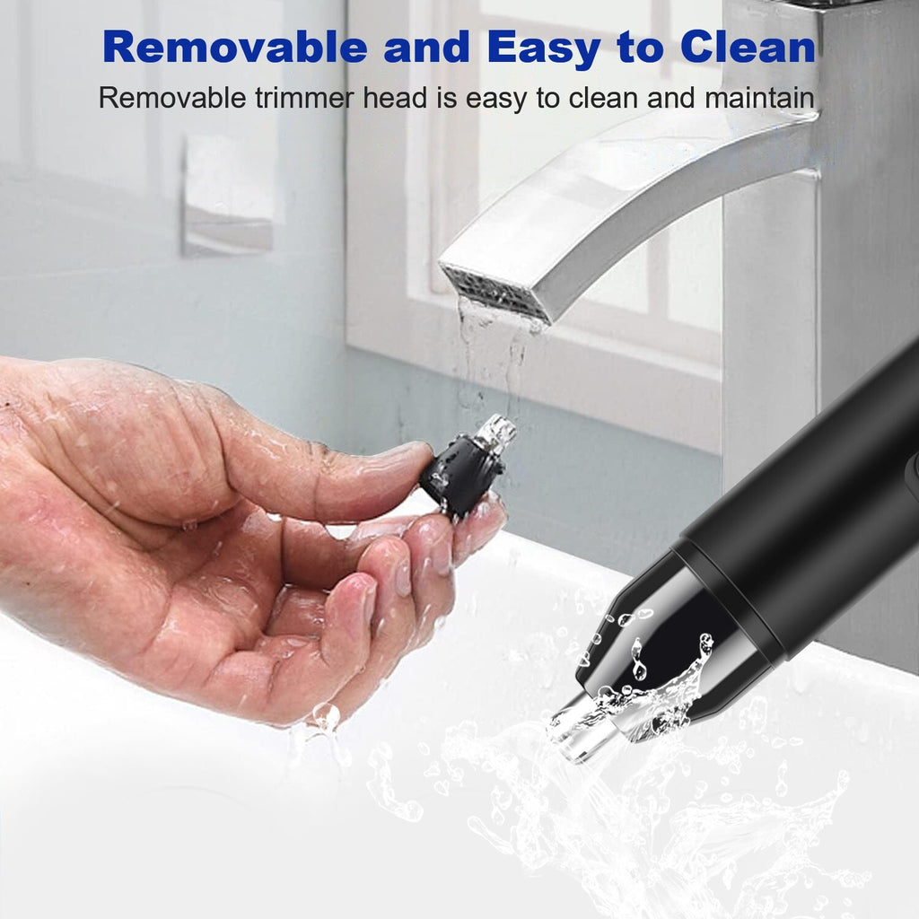 Men's Electric Nose Ear Hair Trimmer Waterproof USB Rechargeable