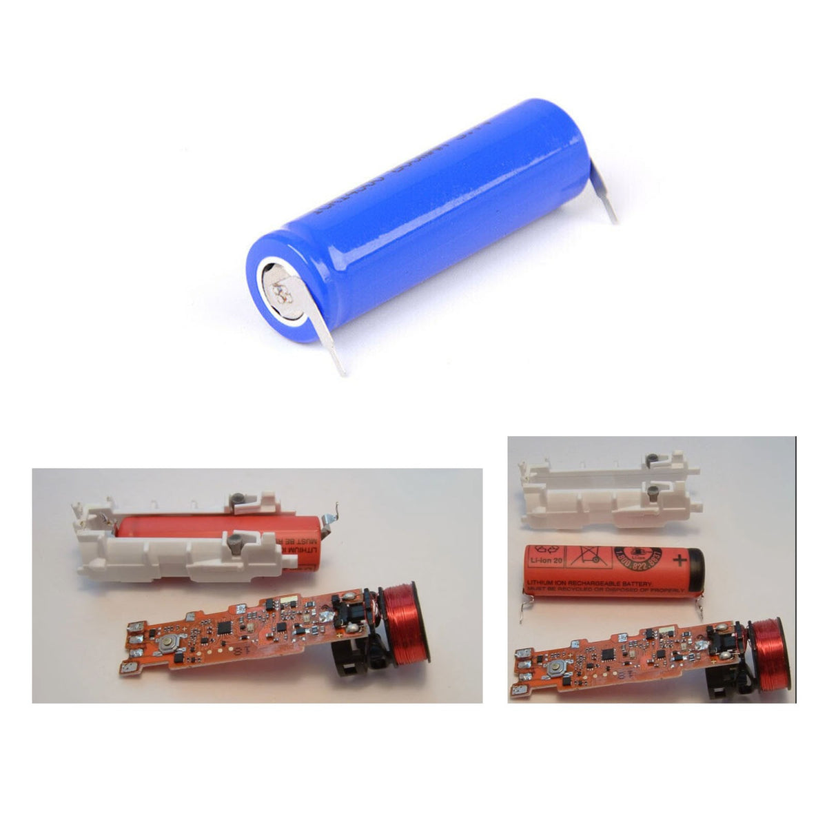 800mAh Li-ion Battery for Oral-B Genius & 6000 Series Rechargeable Toothbrushes