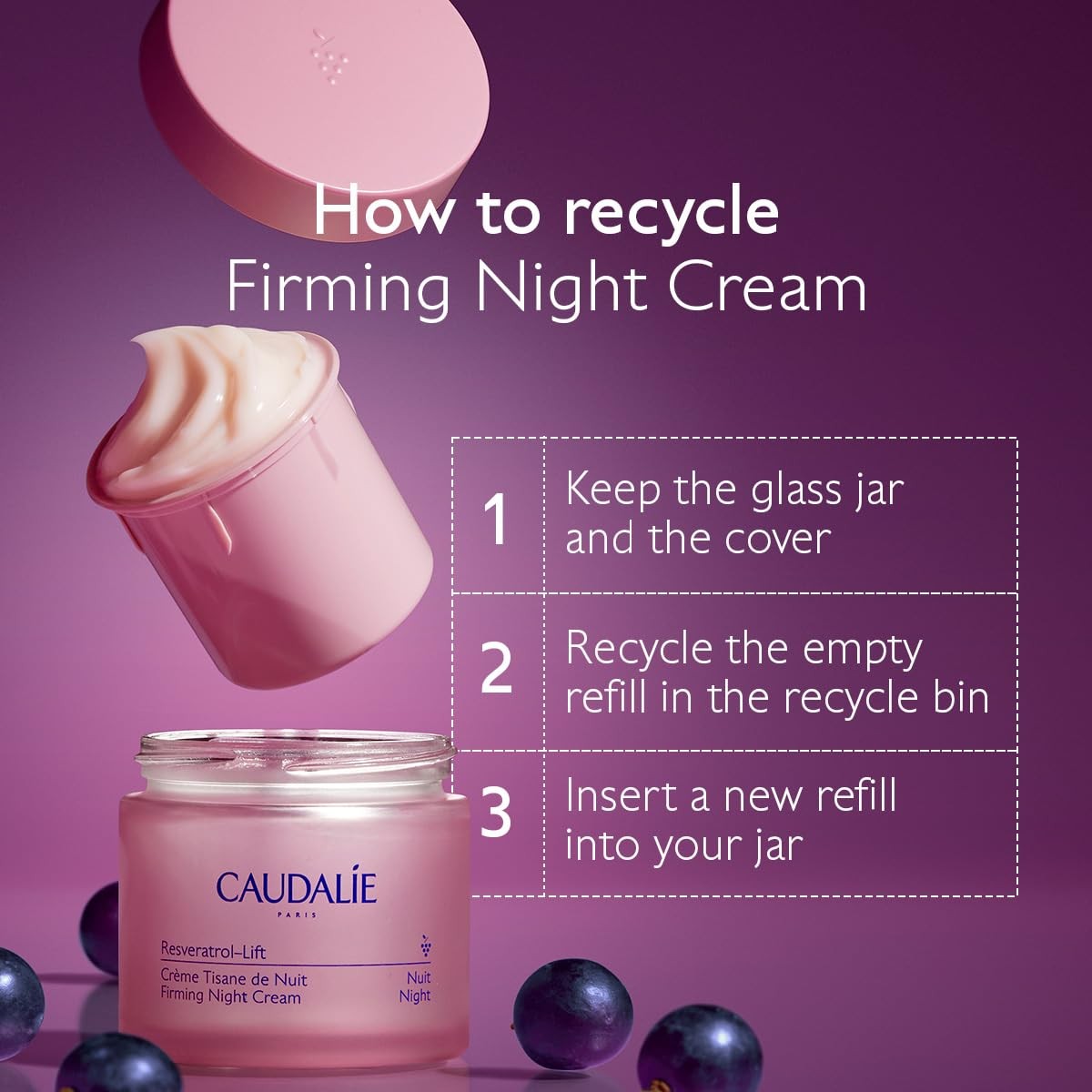 Caudalie Resveratrol-Lift Retinol Alternative Night Cream 50 ml