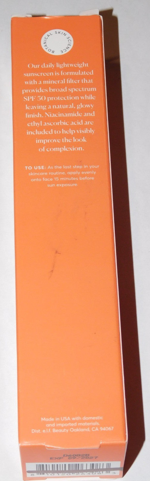 Mineral SPF 50 Sunscreen Moisturizer - Broad Spectrum Face Lotion 1.7 fl oz