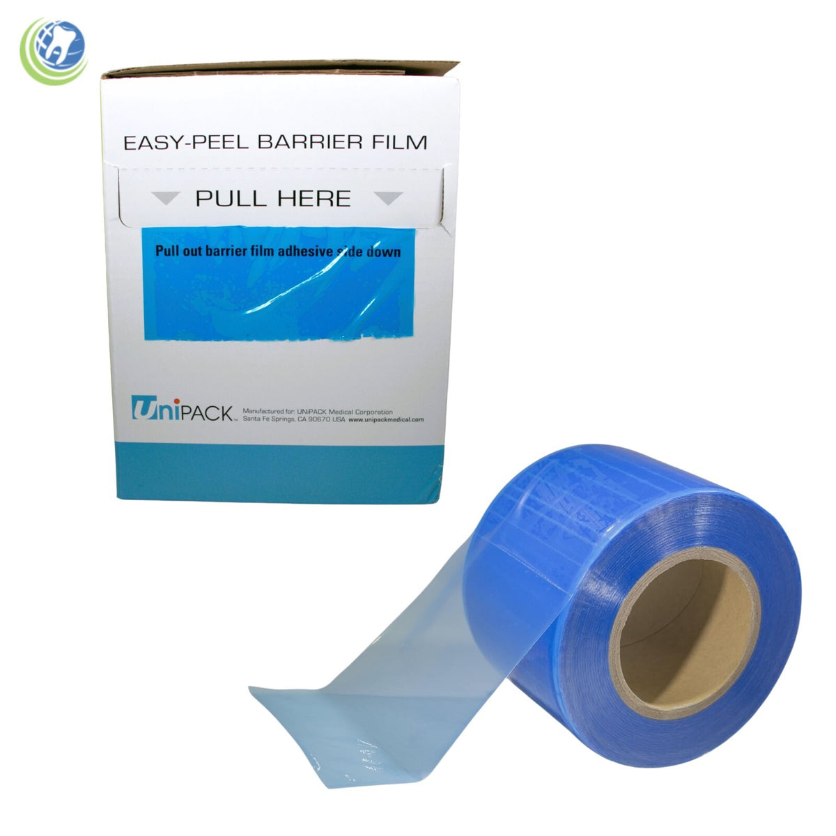 Dental Barrier Film Sheets 4x6 (1200 Perforated) with Dispensing Box