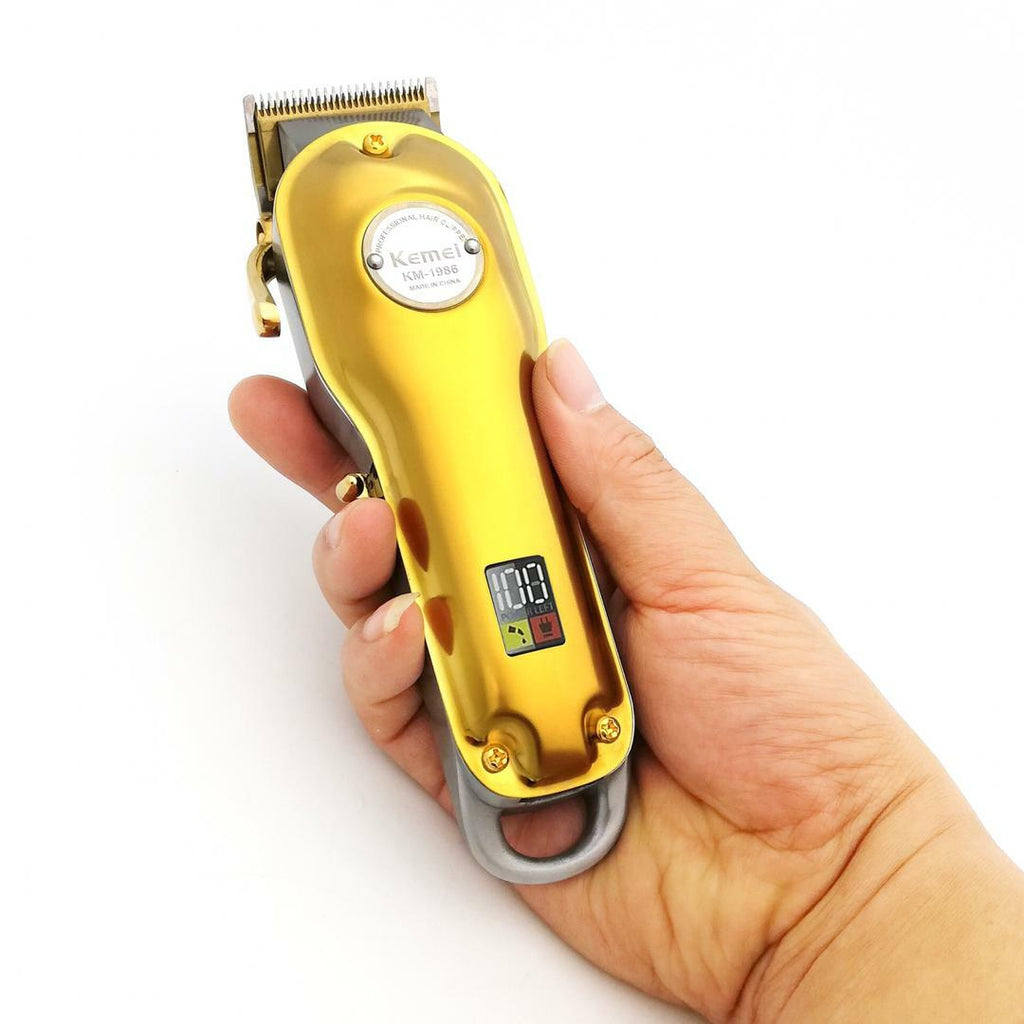 Cordless Professional Hair Clippers & Trimmer Kit with LED Display