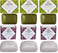 Nubian Heritage 6-Pack Body Care Set - Olive Oil & Green Tea, Goat Milk & Chi, 5oz