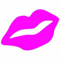 Lip Tanning Stickers 1000 Pack Bright Pink Tatoo Stickers for Tanning Bed & Crafts