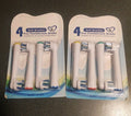 8 Pack Replacement Electric Toothbrush Heads for Oral B Braun Soft Bristles