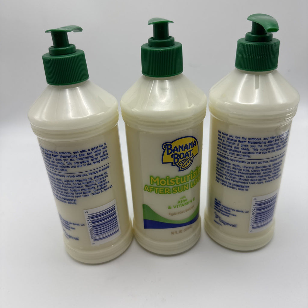 Moisturizing After Sun Lotion Pump with Vitamin E - 16 fl oz, Pack of 3