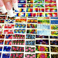 50 Sets Colorful Spring Nail Art Water Transfer Decals - Full Coverage