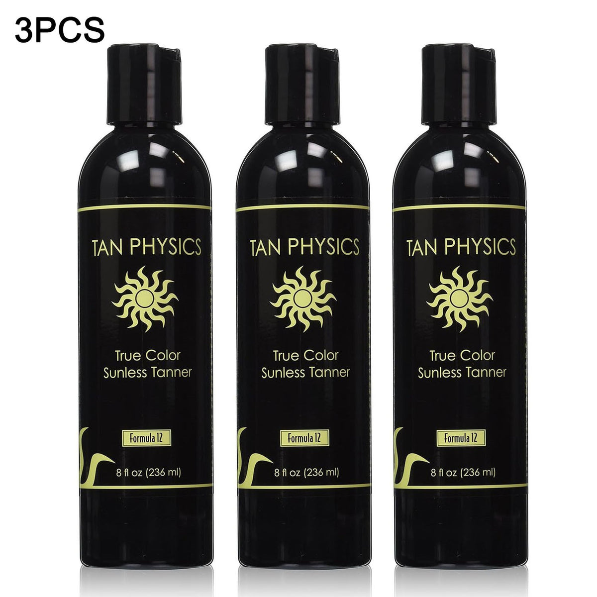 Sunless Tanning Lotion 3-Pack - Natural Self Tanner with Hydrating Moisturizers