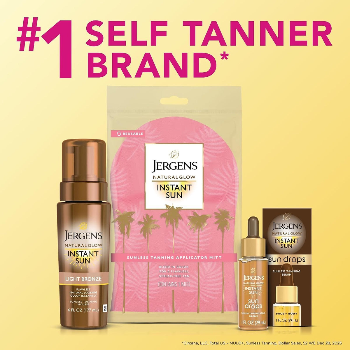 Natural Glow Self Tanner Mousse - Instant Color, Lightweight & Buildable