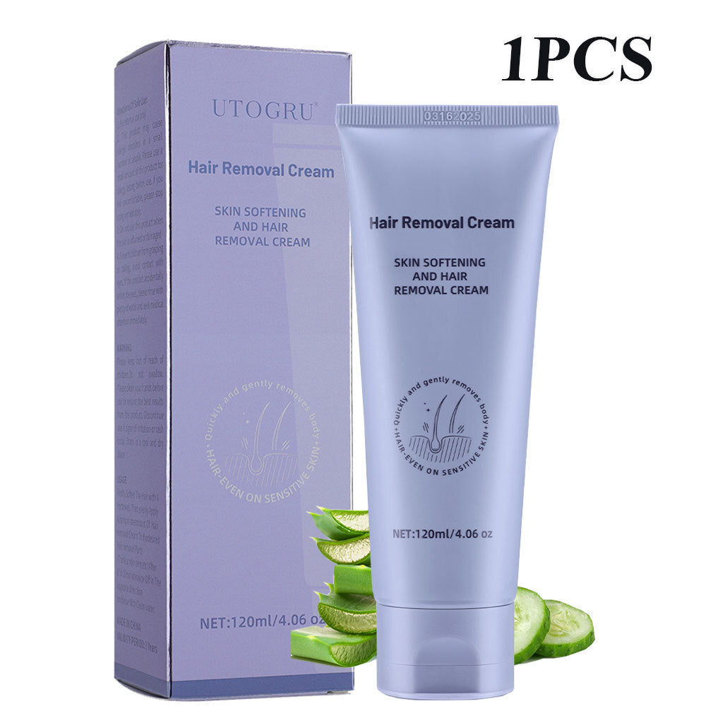 Painless Body Hair Removal Cream for Sensitive Skin - Multiple Quantities