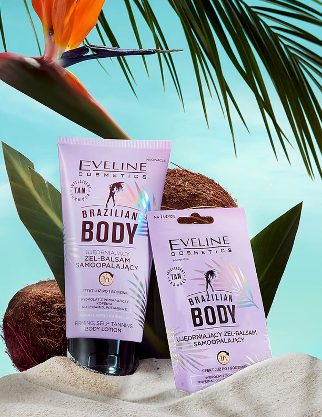 Brazilian Self Tanning Lotion - Natural Glow, Moisturizing & Firming, 150ml