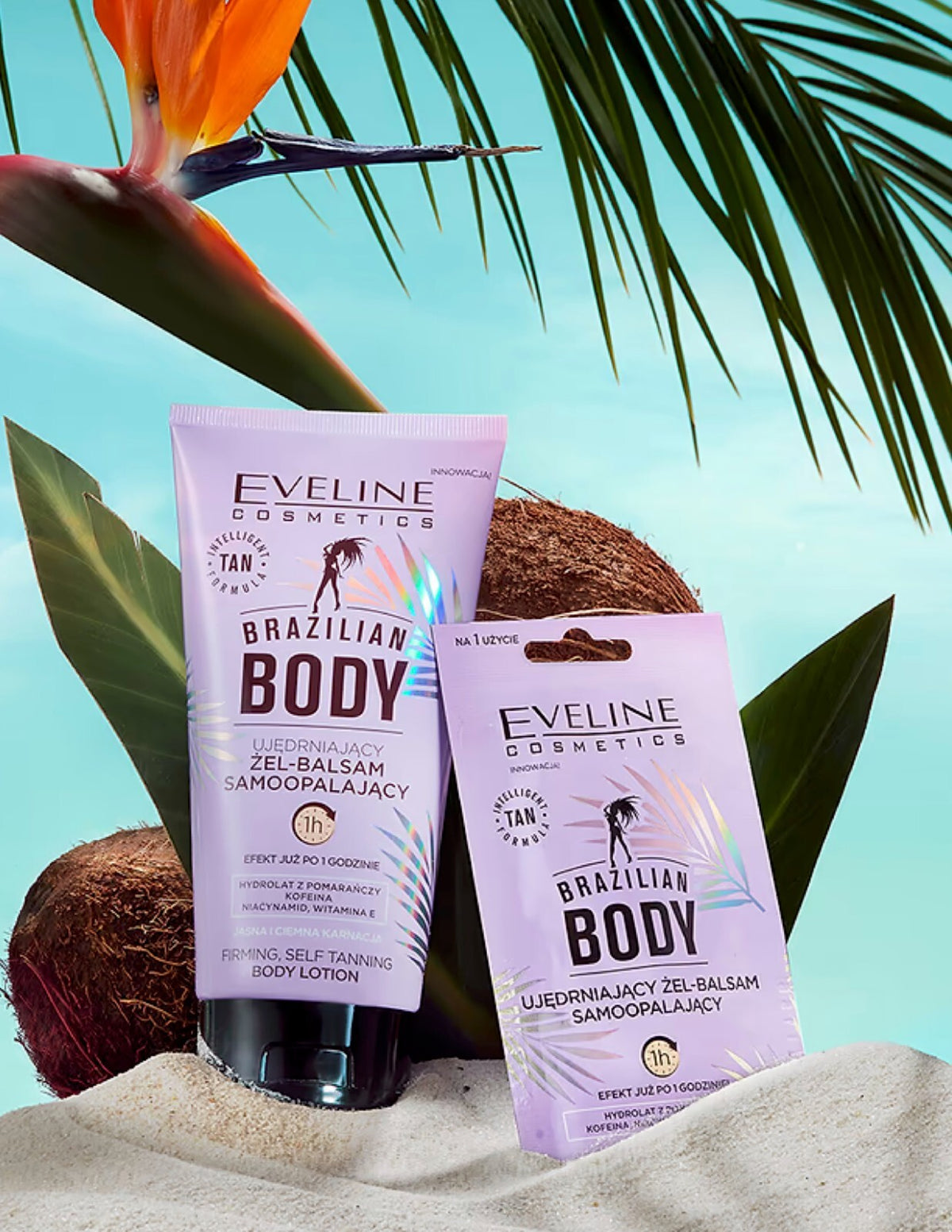 Brazilian Self Tanning Lotion - Natural Glow, Moisturizing & Firming, 150ml