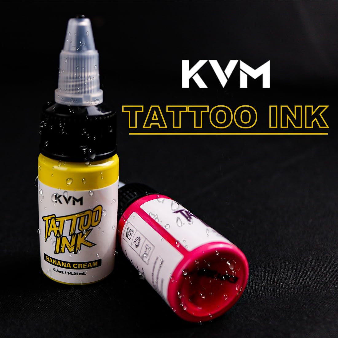 Tattoo Ink Set 28 Colors High Saturation Easy Flow Professional Pigments