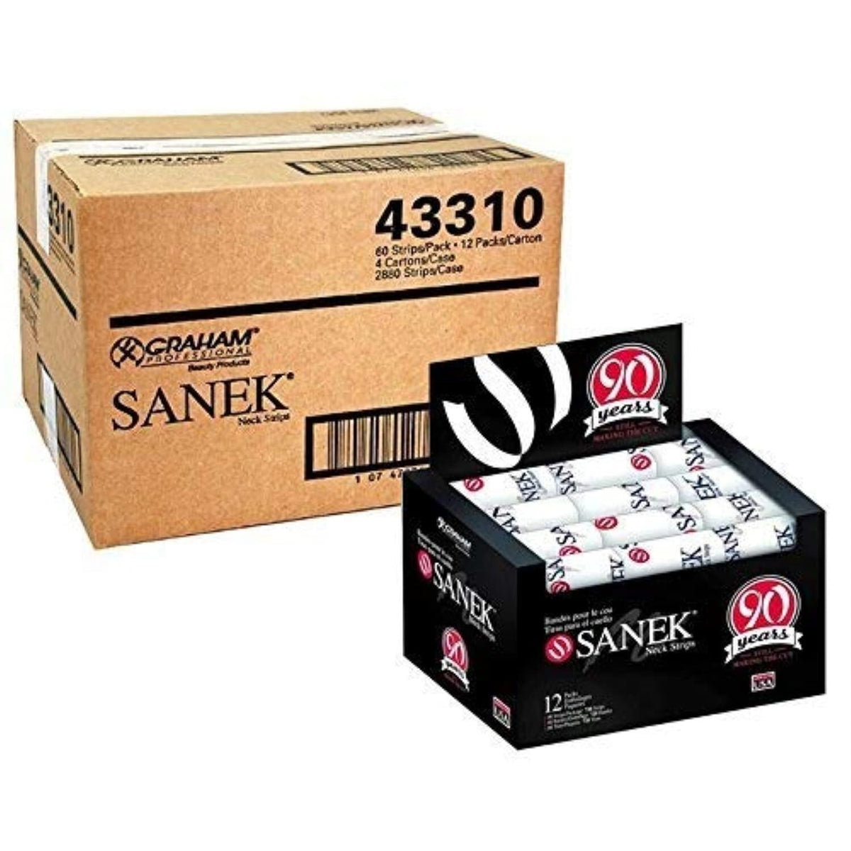 Professional Neck Strips Case of 2880 Soft Absorbent Tissues for Salons