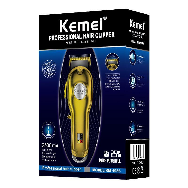 Cordless Hair Clippers Trimmer for Professional Barber & Home Use - Kemei