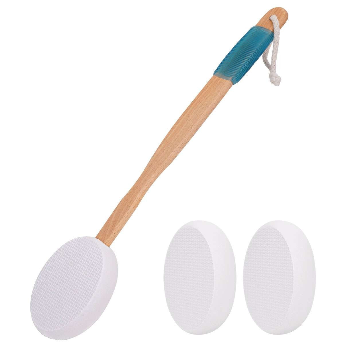 Long Handle Lotion Applicator Back Brush for Tanning and Skin Care