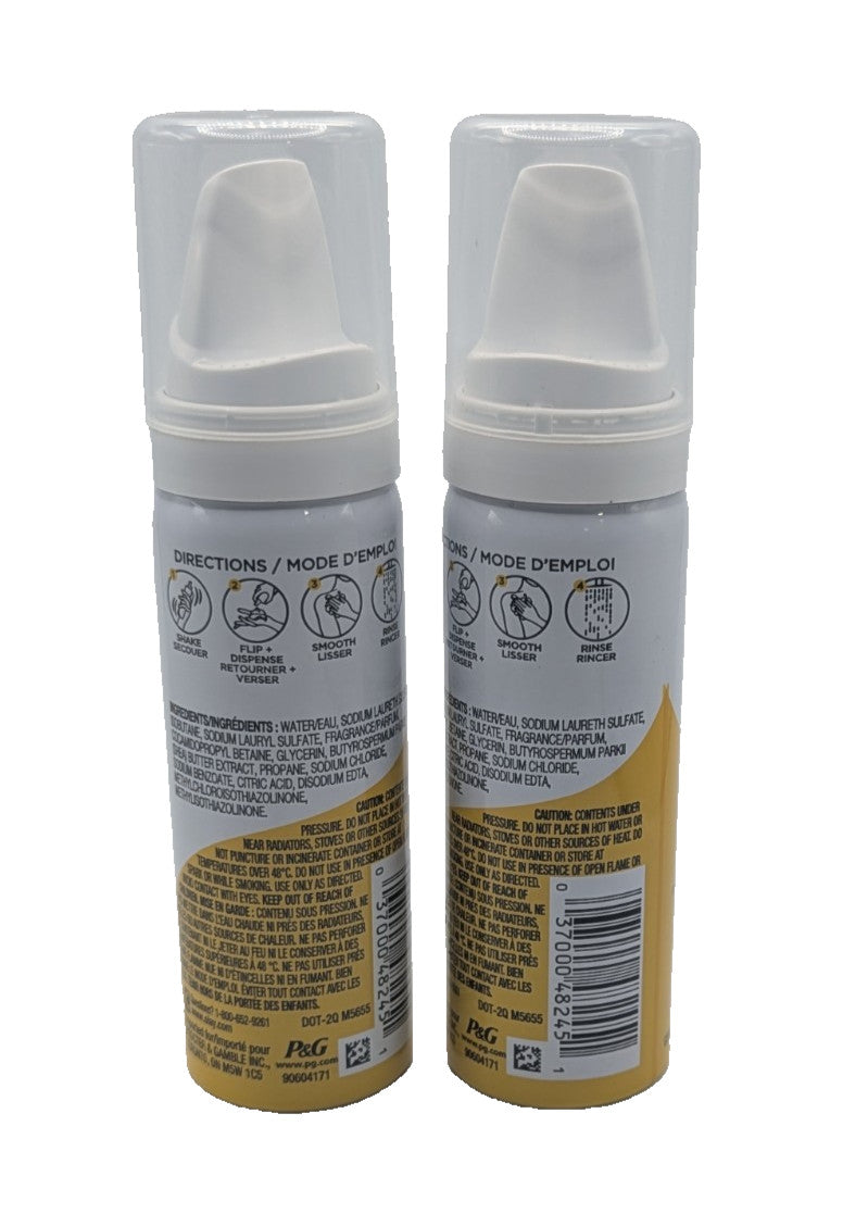 2 Pack Shea Butter Foaming Whip Body Wash - Moisturizing Shower Gel