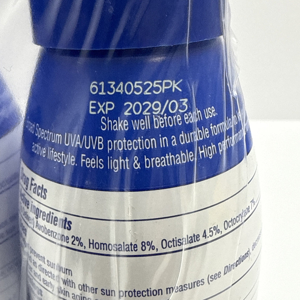 SPF 30 Sunscreen Spray Lot of 3 Bottles 5.5 oz Outdoor Sun Protection